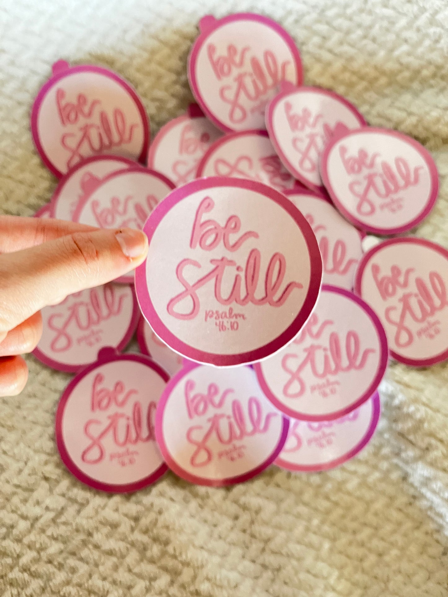 Be Still Sticker- Psalm 46:10