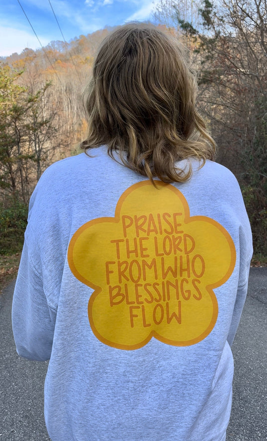 Praise Flower Crewneck Sweatshirt